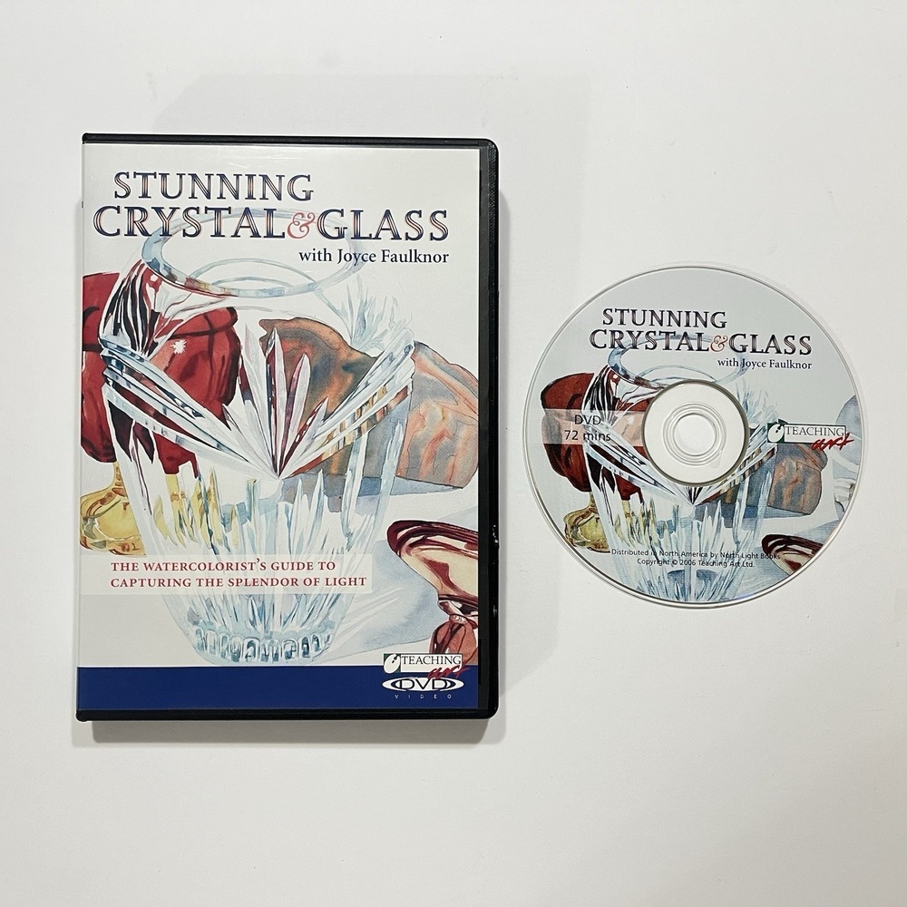 Stunning Crystal & Glass: The Watercolorist's Guide Joyce Faulkner Art DVD‎